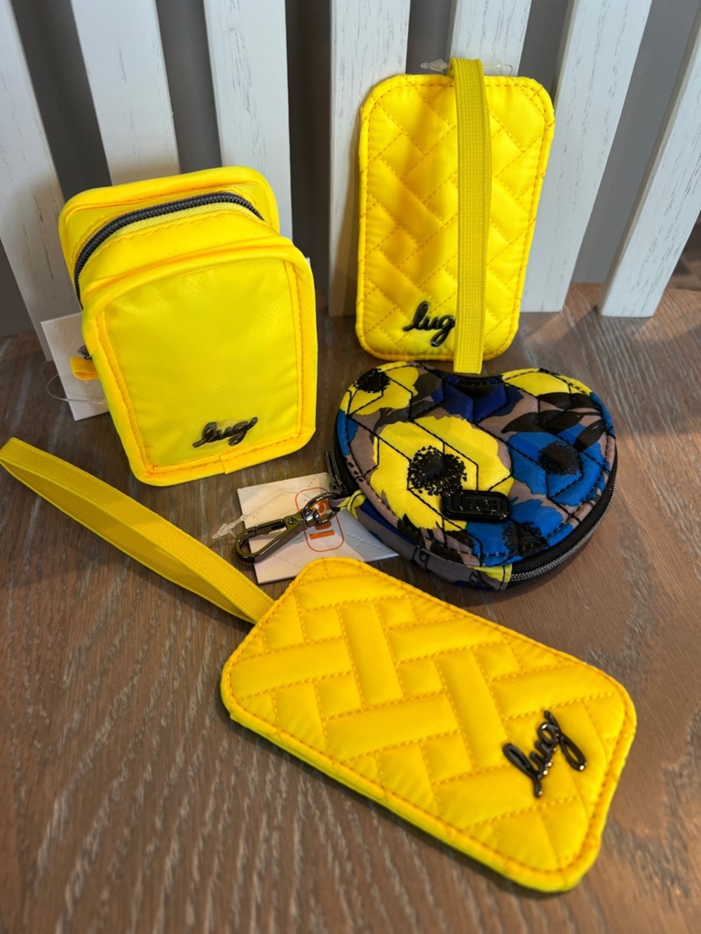 Lug 4 Piece Set Yellow/Blue